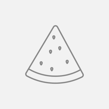 Karpuz çizgi simgesi.