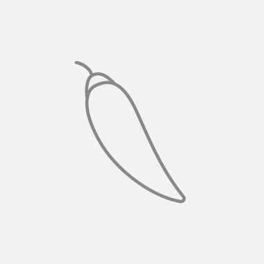 Biber satırı simgesi.