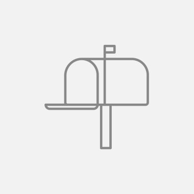 Posta kutusu satırı simgesi.