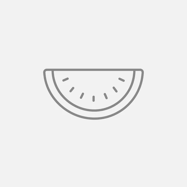 Wassermelonen-Symbol. — Stockvektor