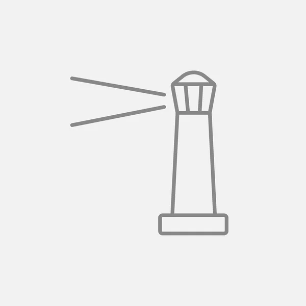 Lighthouse line icon. — Stock Vector