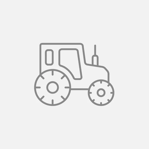 Tractor icono de línea. — Archivo Imágenes Vectoriales