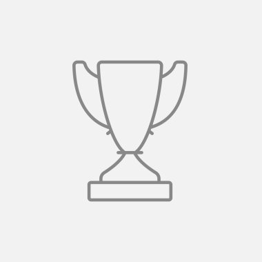 Kupa satırı simgesi.