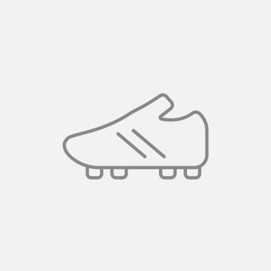 Futbol önyükleme satırı simgesi.