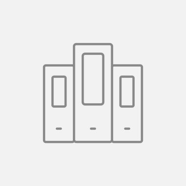 Sıra klasörleri satırı simgesi.