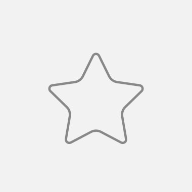 Derecelendirme yıldız satırı simgesi.