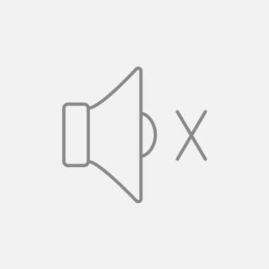 Hoparlör satırı simgesini kapat.