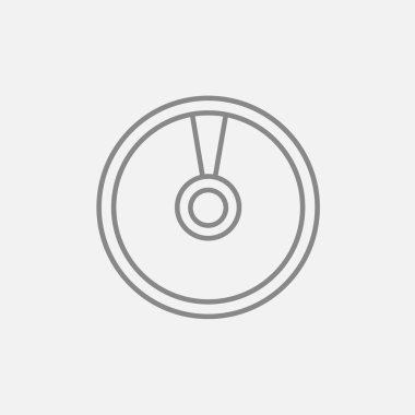 Disk satırı simgesi.