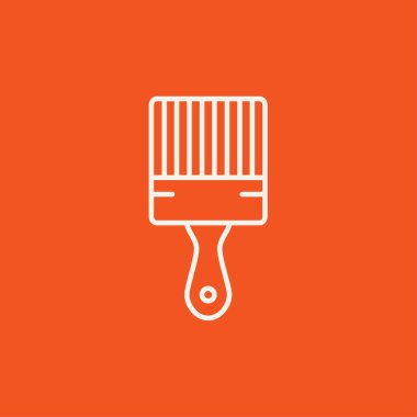 Boya fırçası satırı simgesi.