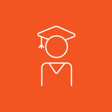 Lisansüstü satırı simgesi.