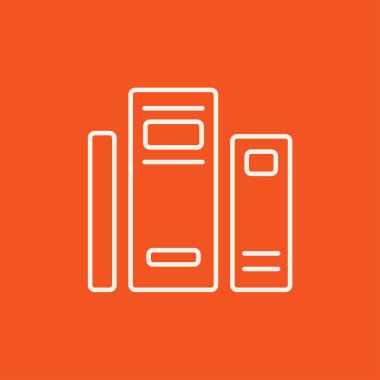 Kitaplar satırı simgesi.