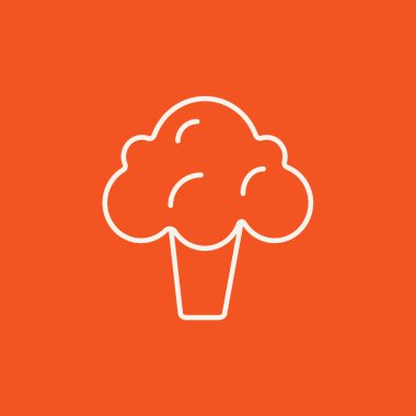 Brokoli satırı simgesi.