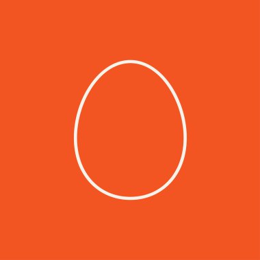 yumurta satırı simgesi.