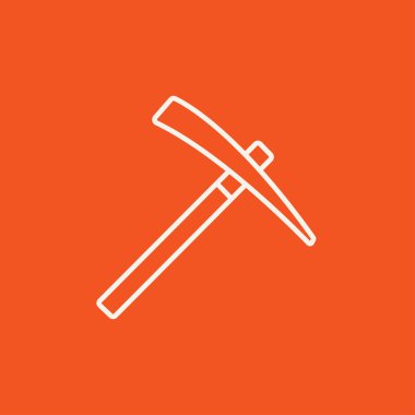 Kazma satırı simgesi.