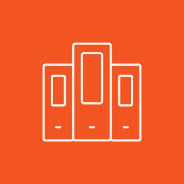 Sıra klasörleri satırı simgesi.