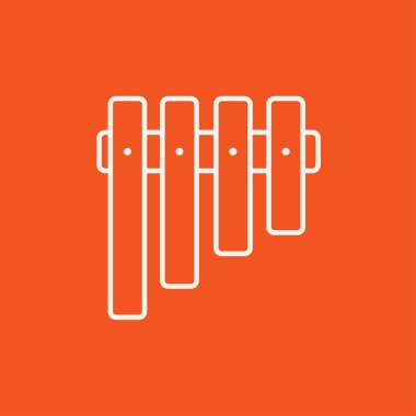 Vibrafon satırı simgesi.