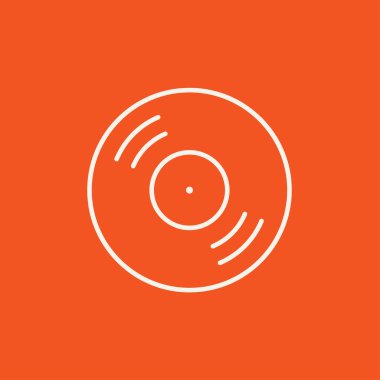 Disk satırı simgesi.