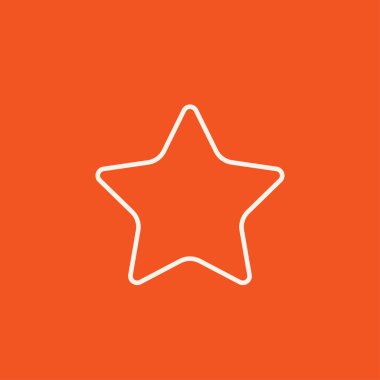 Derecelendirme yıldız satırı simgesi.