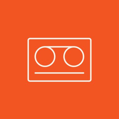 Teyp satırı simgesi.