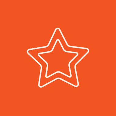 Derecelendirme yıldız satırı simgesi.