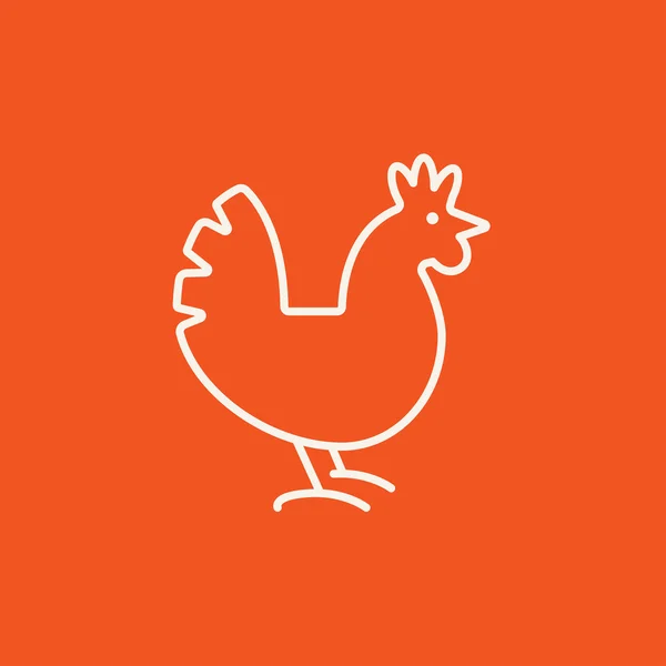 Hen Symbol. — Stockvektor