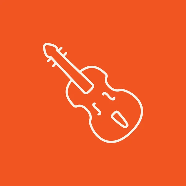 Cello line icon. — Stock Vector