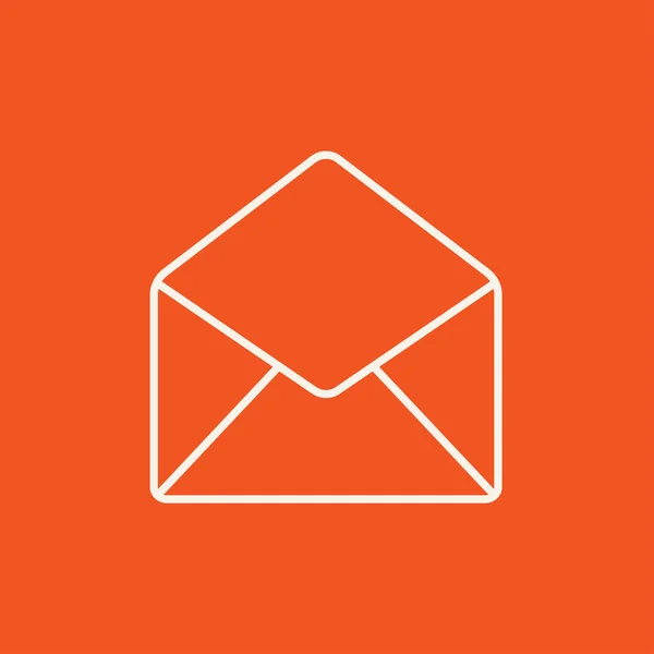 Envelope line icon. — Stock Vector