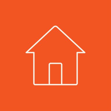 Ev satırı simgesi.