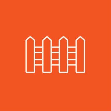 Çit satırı simgesi.