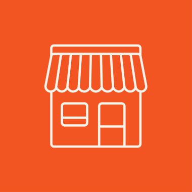 Dükkanı satırı simgesi.