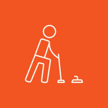 Kıvrık satırı simgesi.