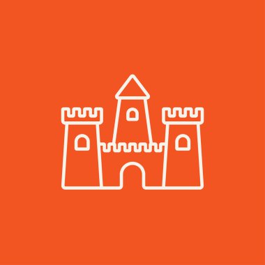 Sandcastle satırı simgesi.