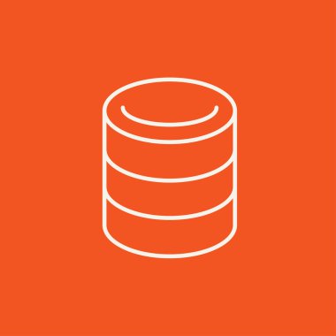 Bilgisayar sunucu satırı simgesi.