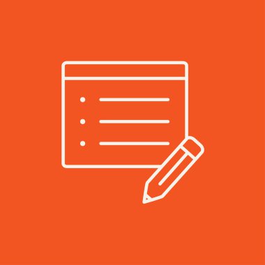 Not satırı simgesi alarak.