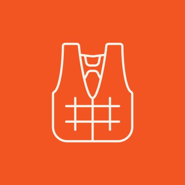 Hayat yelek satırı simgesi.