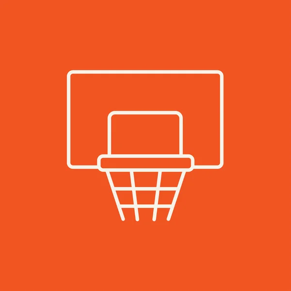 Basketballkorb-Symbol. — Stockvektor