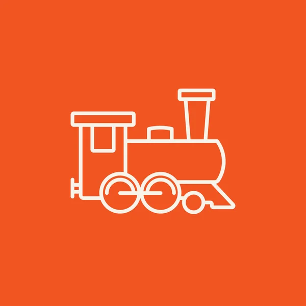 Train line icon. — Stock Vector