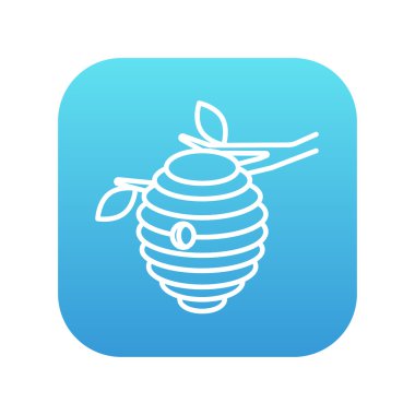 Arı kovanı satırı simgesi.