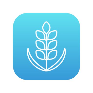 Buğday satırı simgesi.