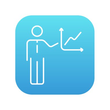 İş raporu satırı simgesi.