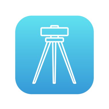 Teodolit tripod satırı simgesi üzerinde.