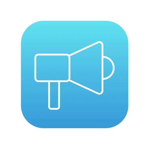 Mmegaphone line icon. — Stockvektor