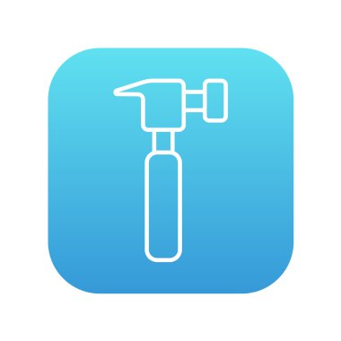 çekiç satırı simgesi.