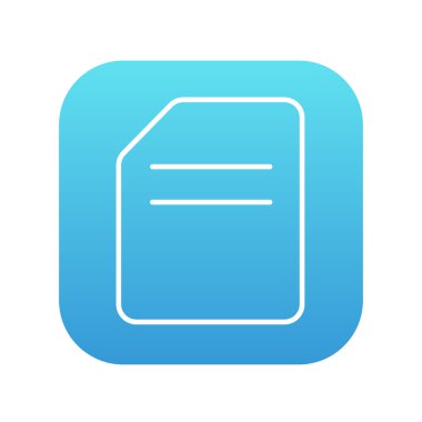 Belge satırı simgesi.