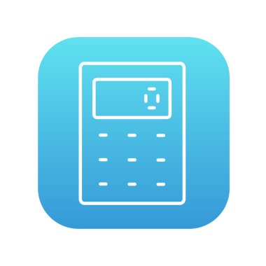 Hesap makinesi satır simgesi.