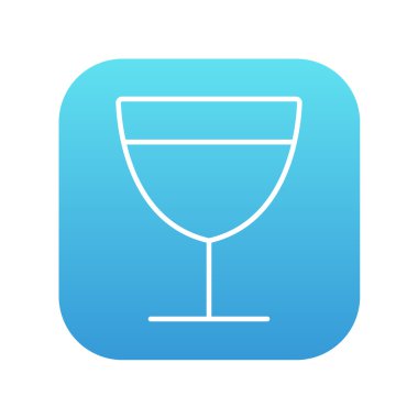 Şarap çizgisi simgesi.