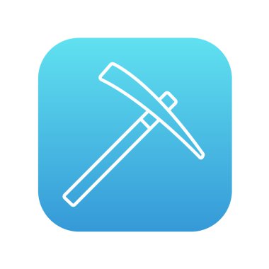 Kazma satırı simgesi.