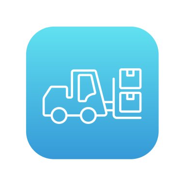 Forklift satırı simgesi.