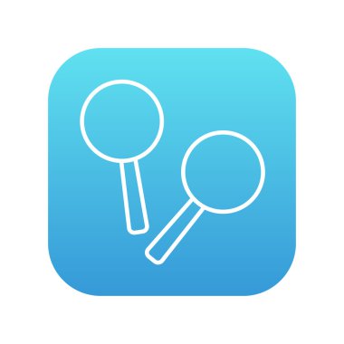 Marakas satırı simgesi.