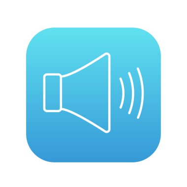 Hoparlör ses ayarı satırı simgesi.